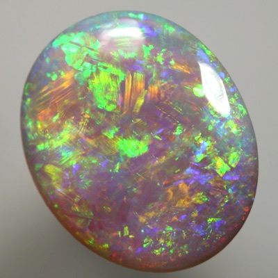 SOLID SEMI BLACK OPAL Chaff pattern with crisp, bright fire